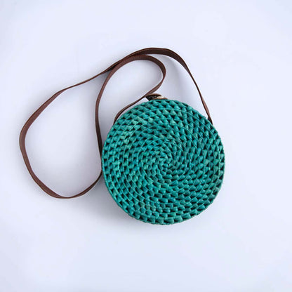 Turquoise Palmyra Cross Body Bag