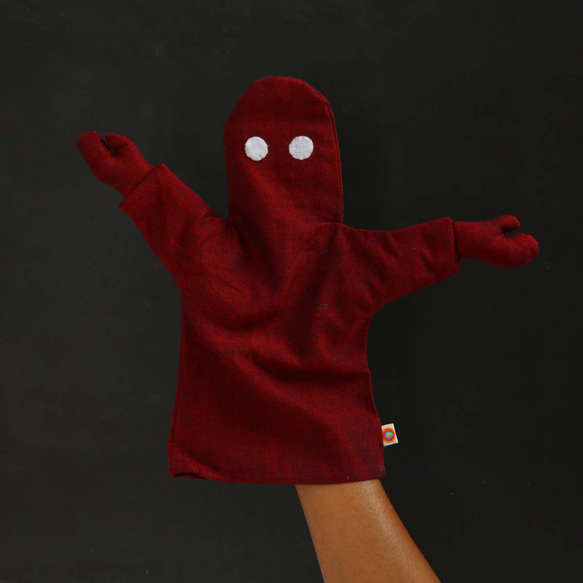 Red Ghostie Hand Puppet Set