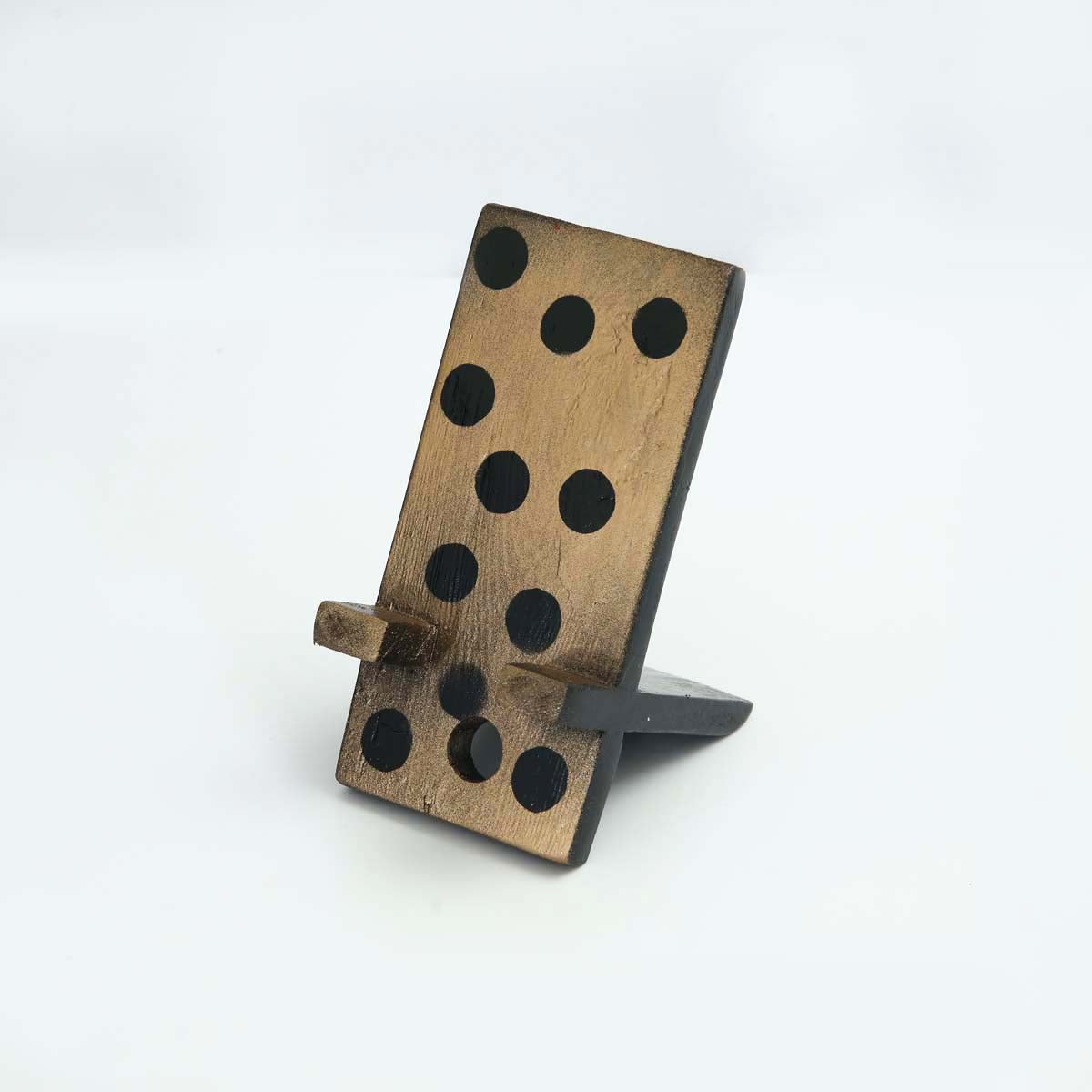 Gold Wooden Phone Stand