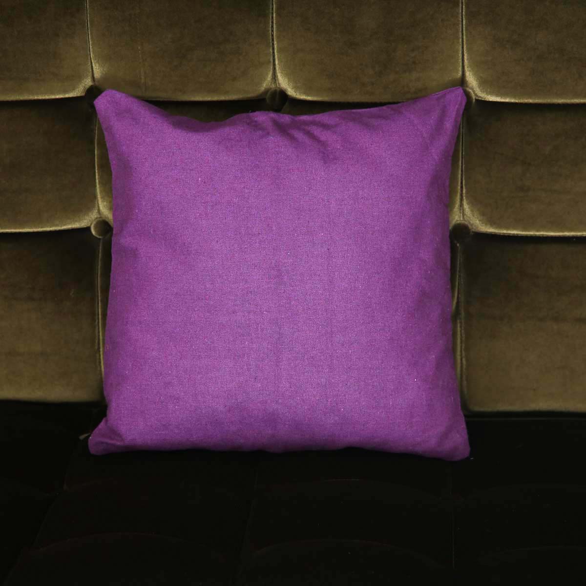 Lilac Handloom Cushion Cover