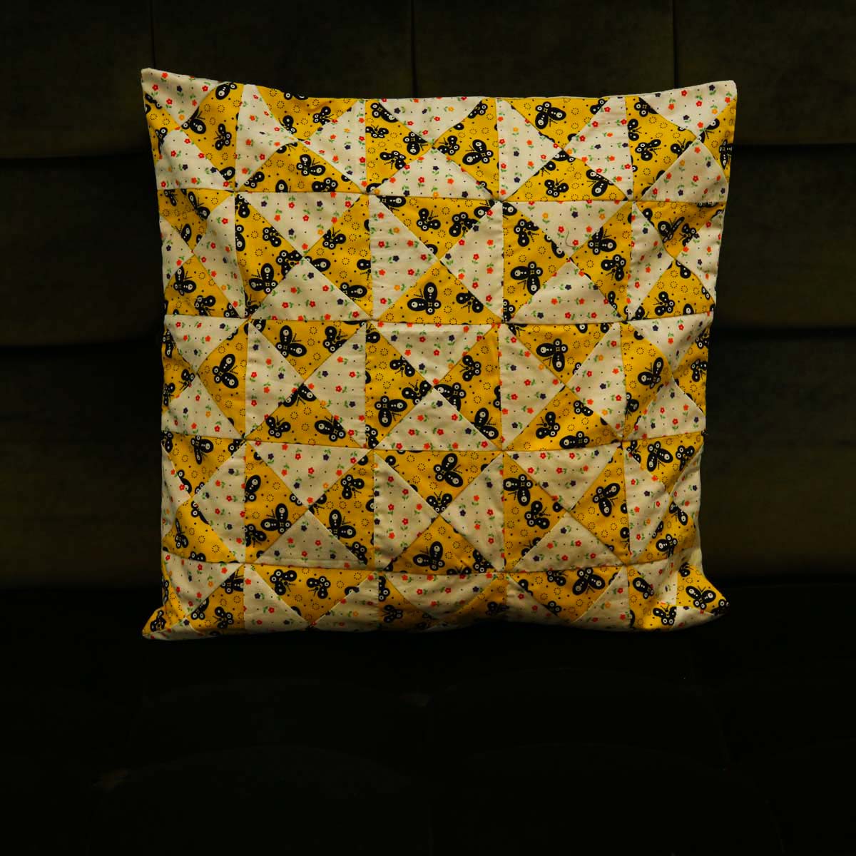 Sunshine Patchwork Cushion Cover