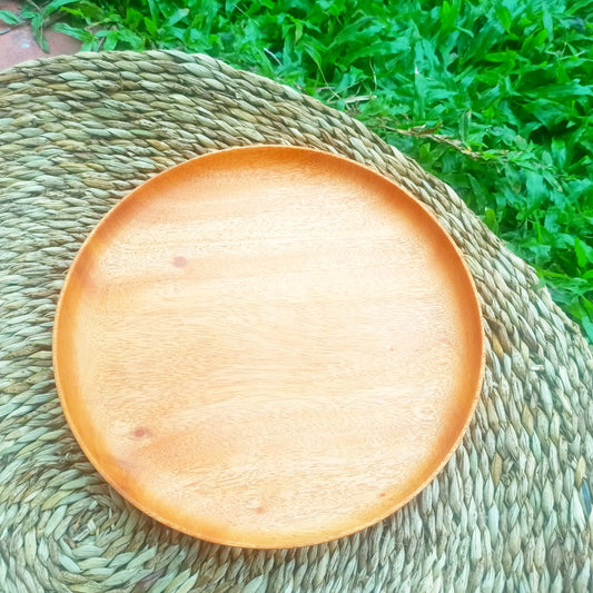 Mahogany Wooden Plate
