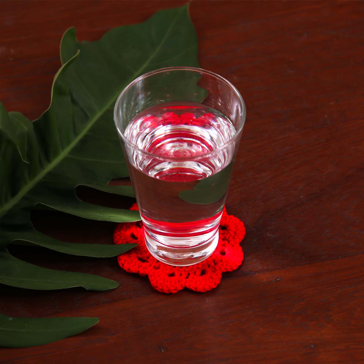 Saffron Crochet Coaster Set