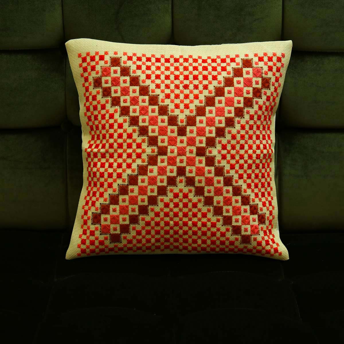 Vermillion Cushion Cover