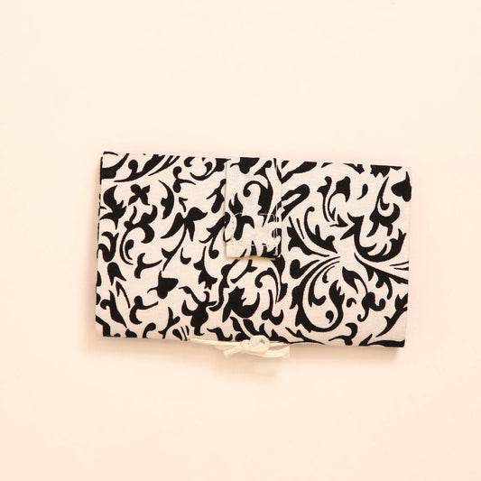 Black &amp; White Vines Mini Notebook