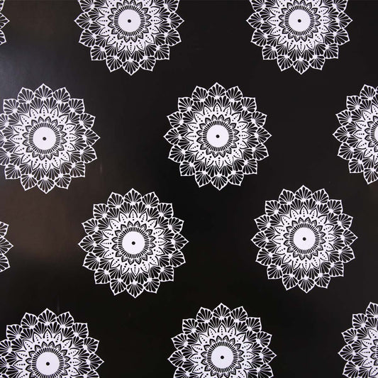 Black Daffodil Wrapping Paper