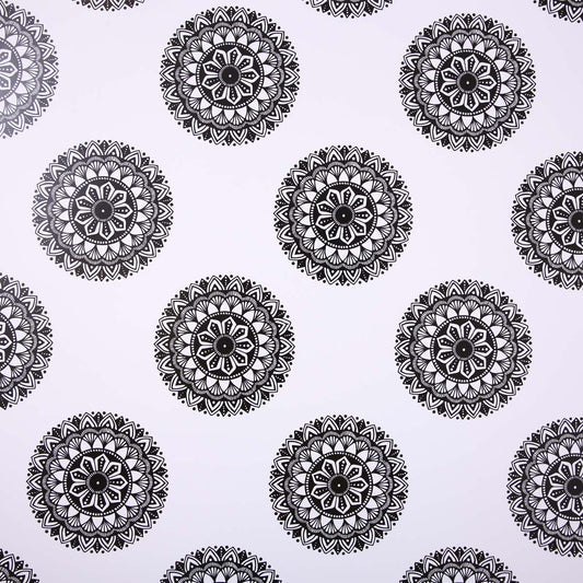 White Luna Wrapping Paper