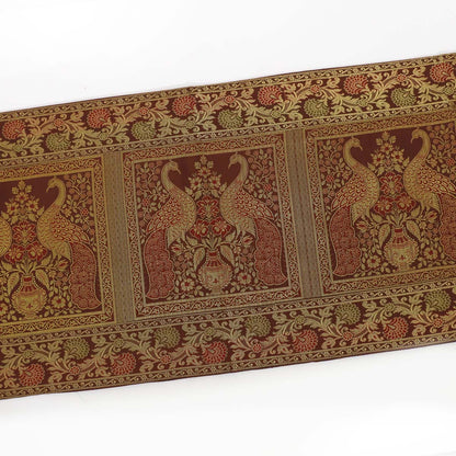 Golden Hues Silk Table Runner