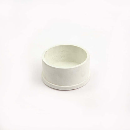 White Round Planter