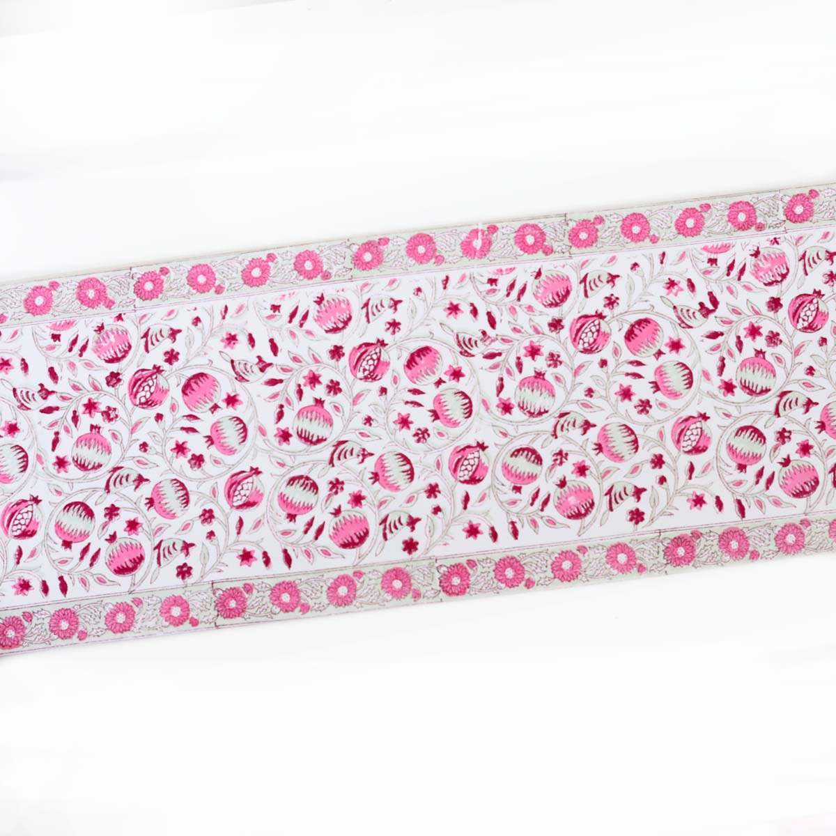 Flamingo Block Printed Table Runner