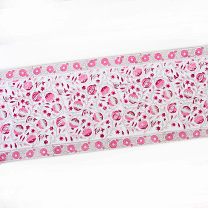 Flamingo Block Printed Table Runner