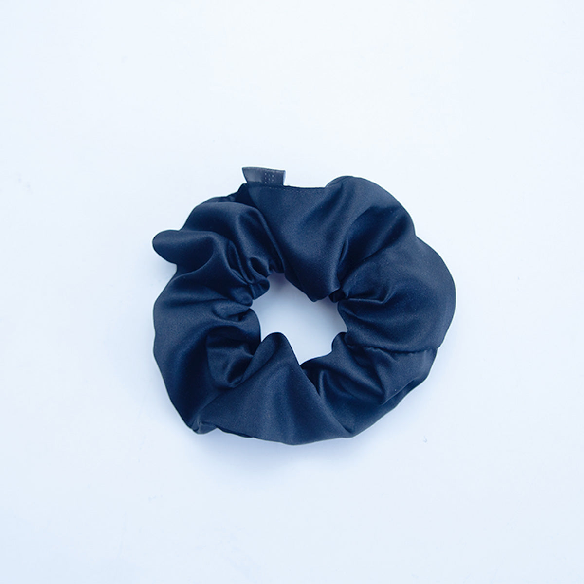Midnight Satin Scrunchie