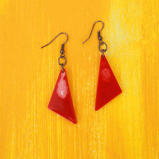 Triangle Resin Earrings