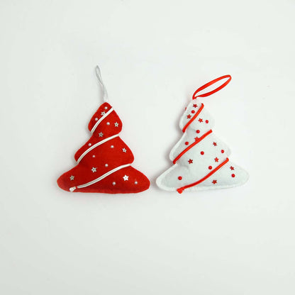Felt Christmas Trees Ornament Set