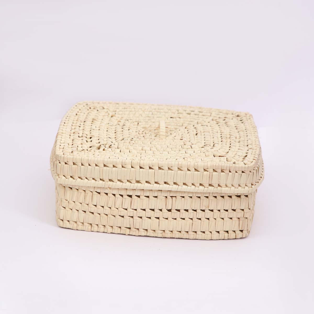 Natural Palmyra Square Storage Box