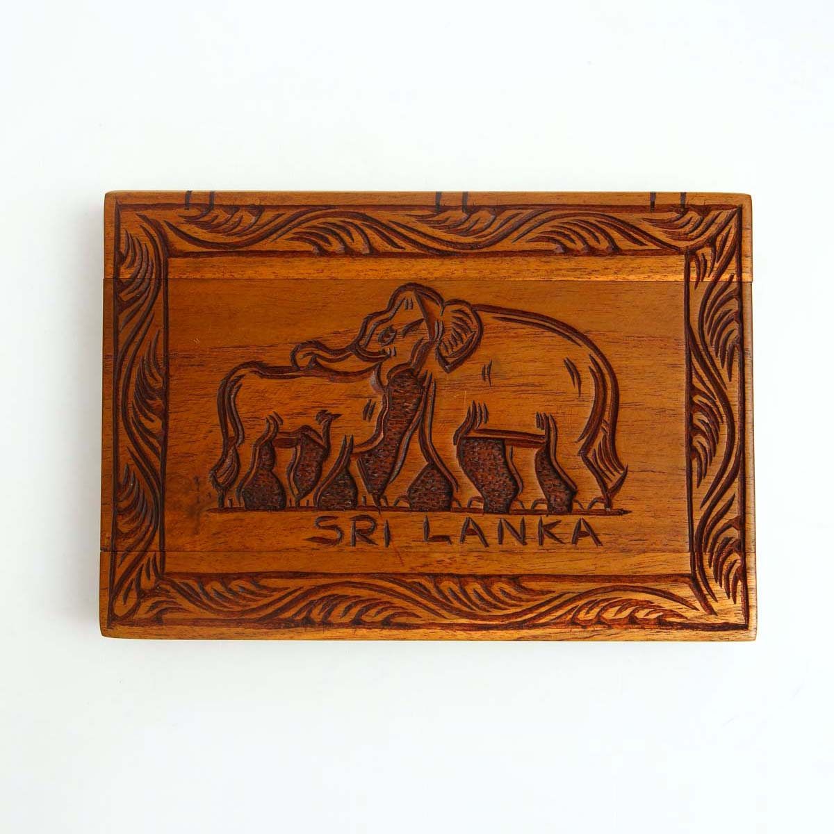 Elephant Wooden Decorative Box