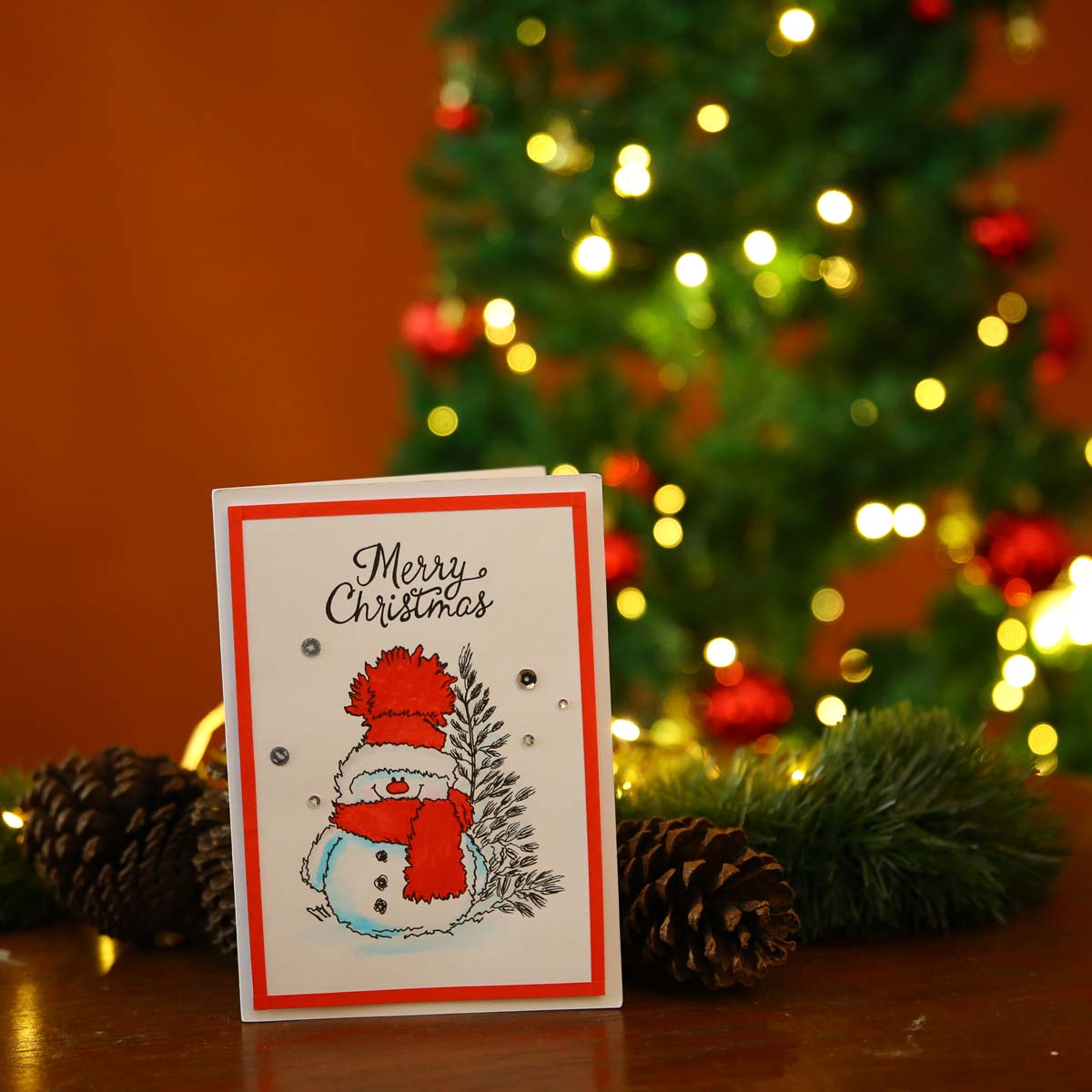 Jolly Snowman Card