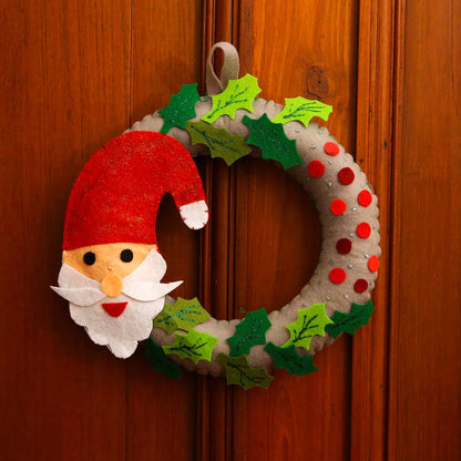 Santa's House Christmas Wreath