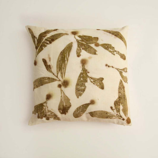 Leafy Printed Cushion Cover