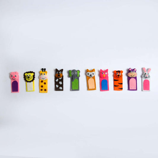 Forest Frenzy Finger Puppet Set