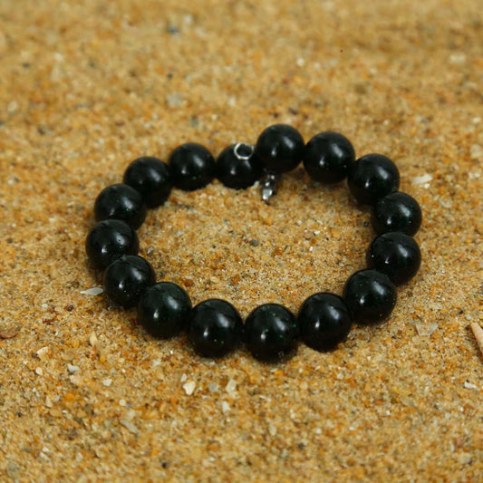 Stainless Steel Blue Sandstone Bracelet