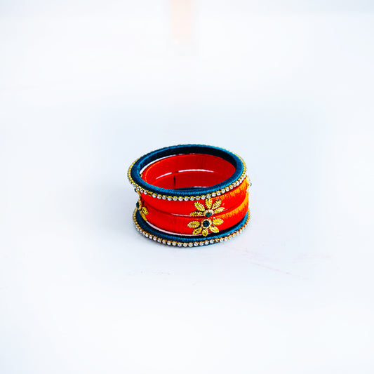 Emerald Thread Bangles