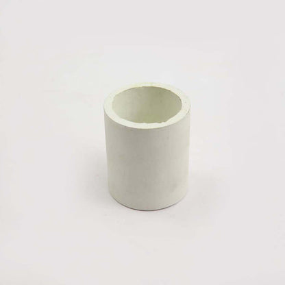 White Cylinder Planter
