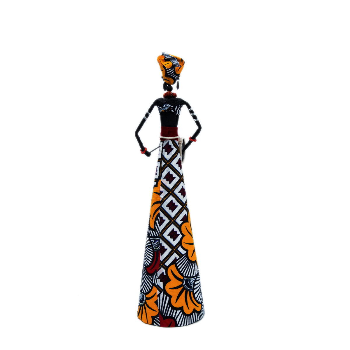 Lady Drummer Paper Figurine