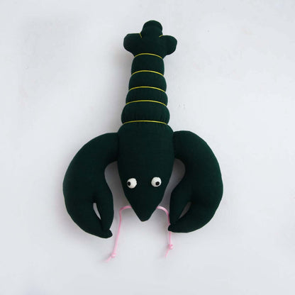 Green Lobster Handloom Soft Toy