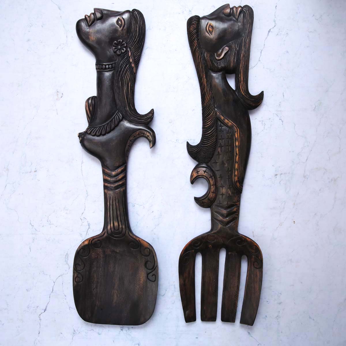 Fork &amp; Spoon Decorative Set