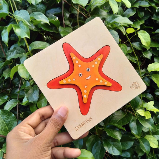 Wooden Star Fish Puzzle