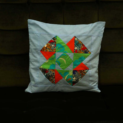 Air Castles Patchwork Cushion Cover