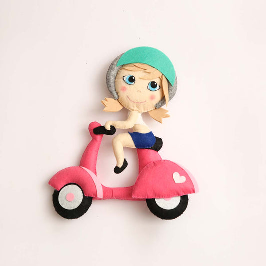 Scooter Zoom Wall Hanger