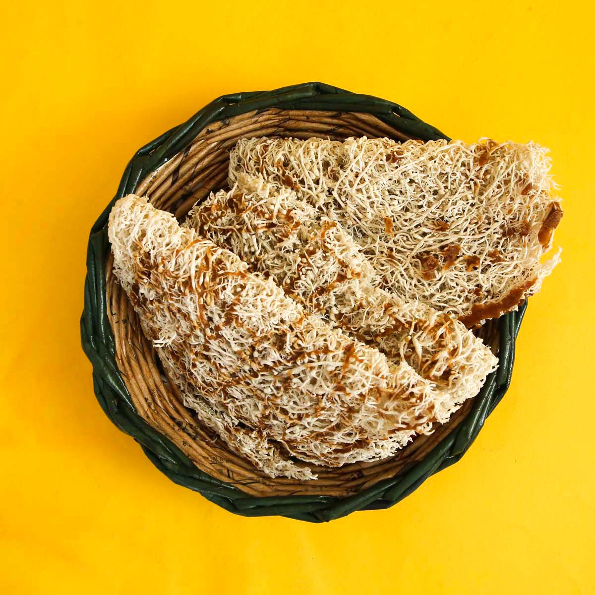 Green Paper Serving Tray