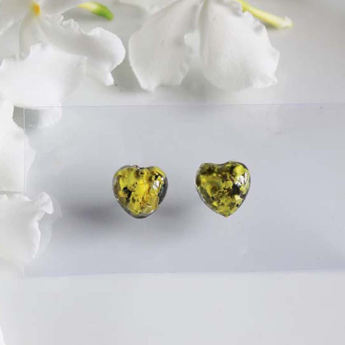 Litchens Resin Earrings