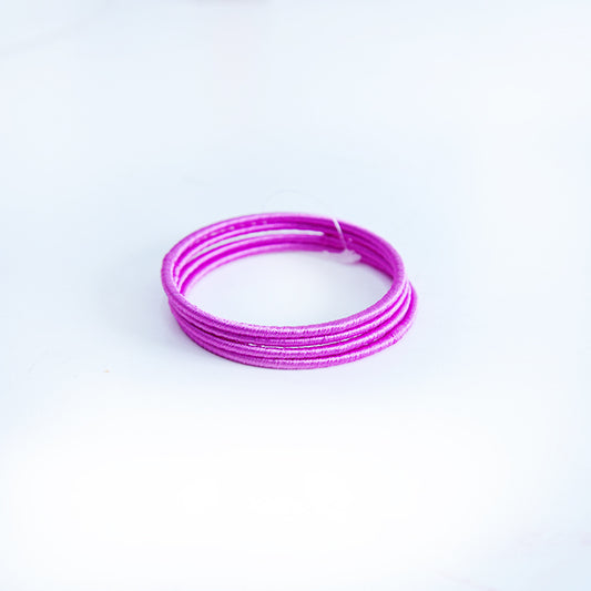 Lavendar Thread Bangles