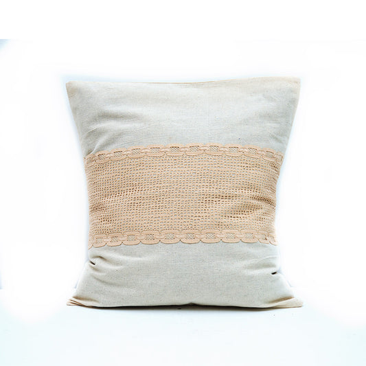 Burlap Cushion Cover