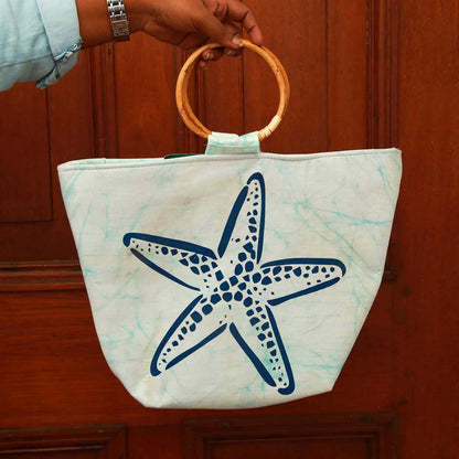 Starfish Batik Handbag