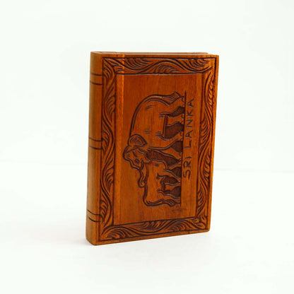 Elephant Wooden Decorative Box