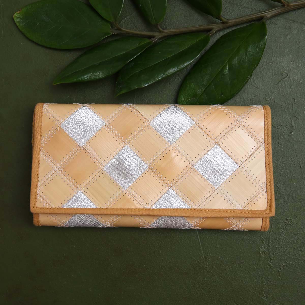 Silver Palmyra Wallet