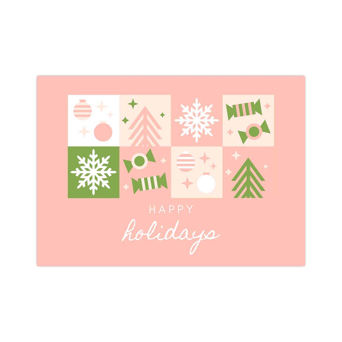 Pink Christmas Card