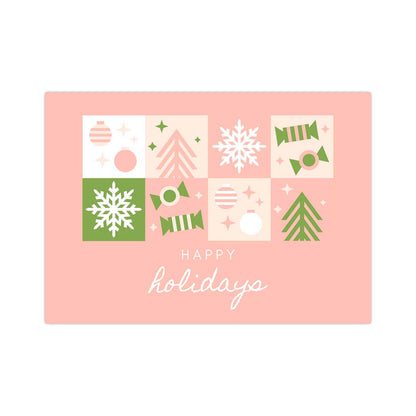 Pink Christmas Card
