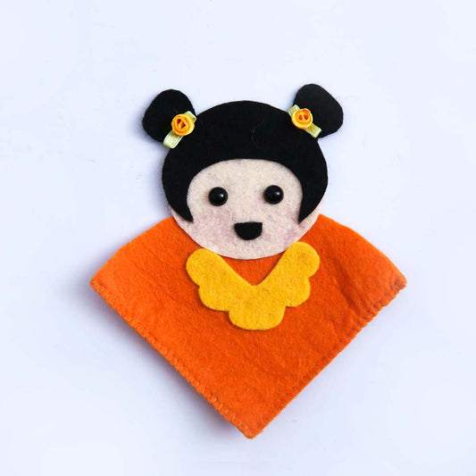 Little Girl Felt Bookmark