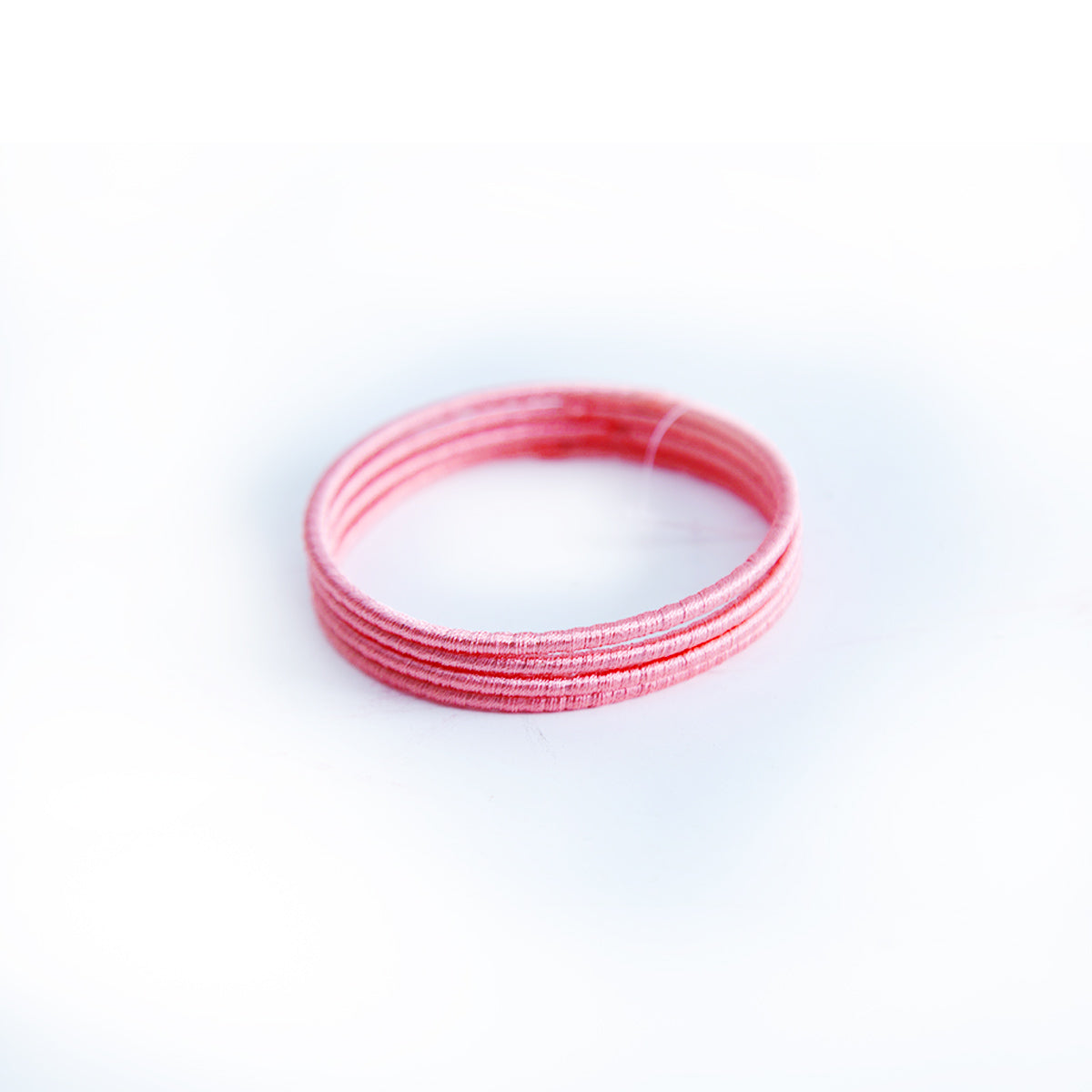 Peach Thread Bangles