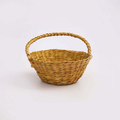 Natural Reed Flower Basket