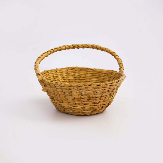 Natural Reed Flower Basket