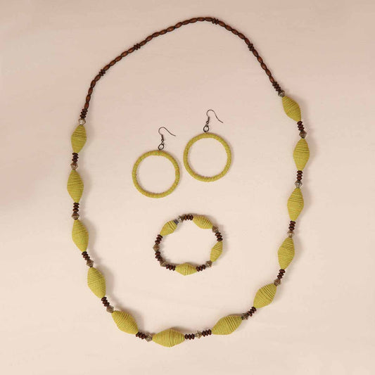 Avocado Green Boxed Jewelry Set