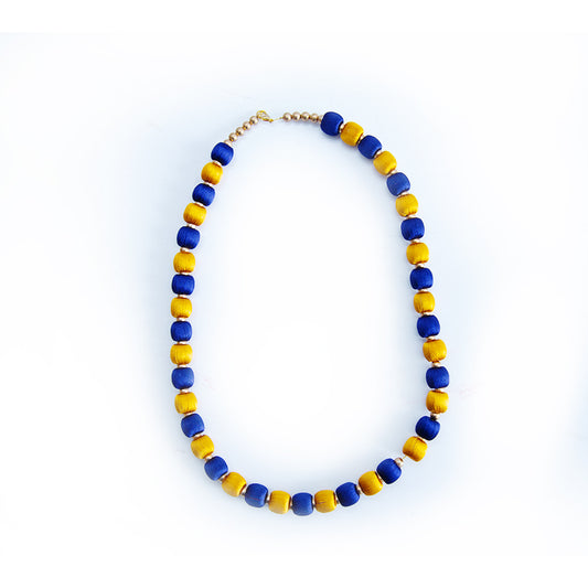 Navy Thread Necklace