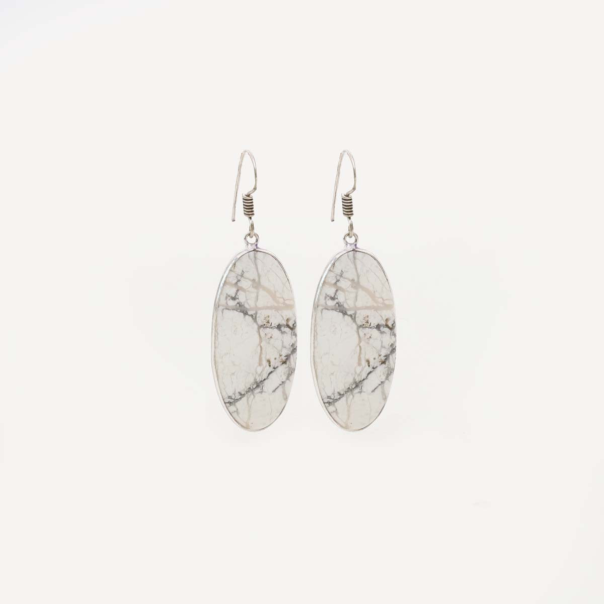 Howlite Drop Earrings