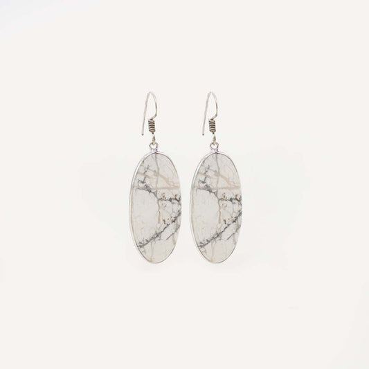 Howlite Drop Earrings